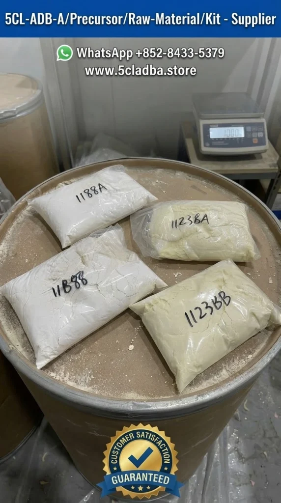 5CL-ADBA bulk packaging and shipping - palletized quantities - export documentation - discreet international shipping - vacuum sealed - batch labeled